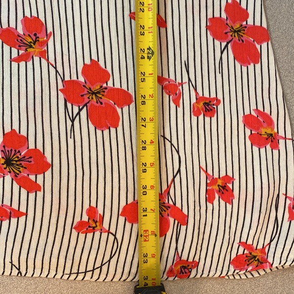 Billabong - striped floral dress. Size M - Picture 6 of 6